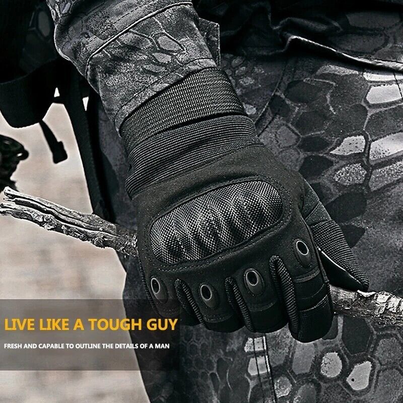 Tactical Motorcycle Motocross Full Finger Gloves Motorbike Riding