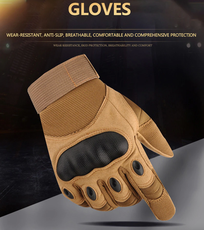 Tactical Motorcycle Motocross Full Finger Gloves Motorbike Riding