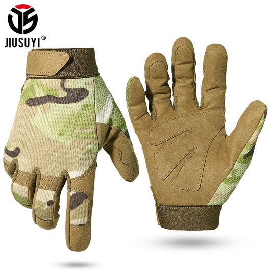 Multicam Tactical Gloves Antiskid Army Military Bicycle Airsoft