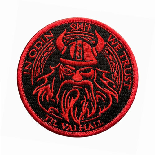 Viking Patch Embroidered Patches on Clothes Runes Badges Patches for