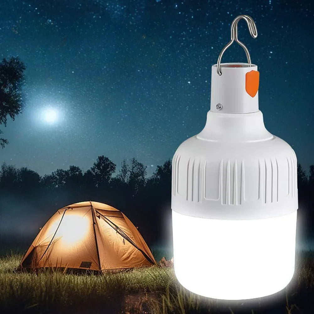 Waterproof And Rechargeable LED Night Light Bulb Dimmable Emergency