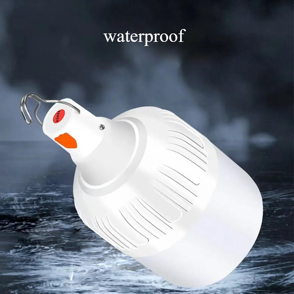 Waterproof And Rechargeable LED Night Light Bulb Dimmable Emergency