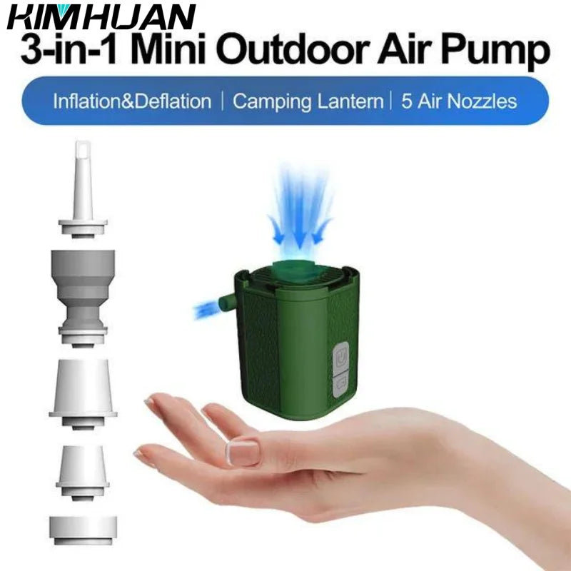 GIGA Pump 3.0 Portable Mini Electric Inflator USB Charging Outdoor Air