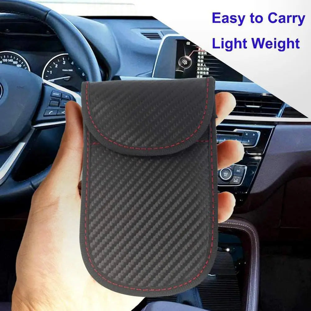 Car Key Signal Blocker Case Faraday Cage Fob Pouch Keyless Blocking