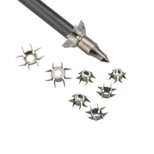 ID 6.2mm Arrow Head Sleeve Convert to Hunting Broadhead Sharp Steel