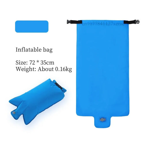 Camping Outdoor Single Inflatable Mat Nylon TPU Waterproof