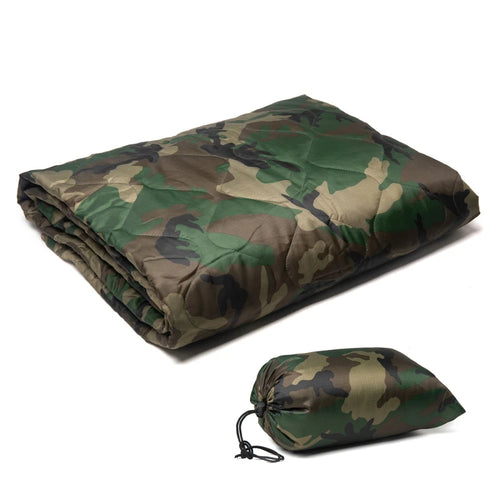 Camouflage Camping Quilt Portable Camping Accessories Picnic Warm