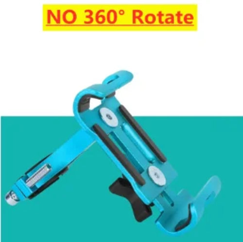 360 Rotate Metal Motorcycle Bicycle Phone Holder Aluminum Alloy