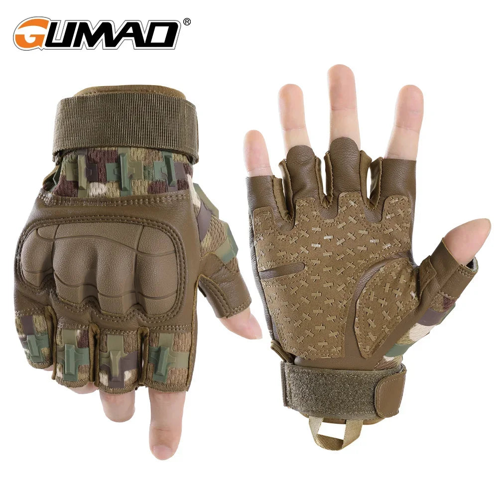 Fingerless Gloves for Tactical Breathable Half Finger Gloves Sports