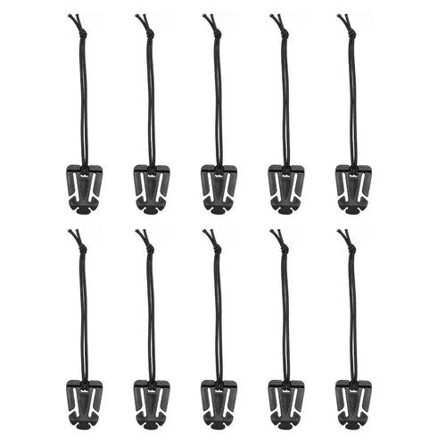 10pcs Molle Attachment Clips Molle Web Dominators Elastic Strap