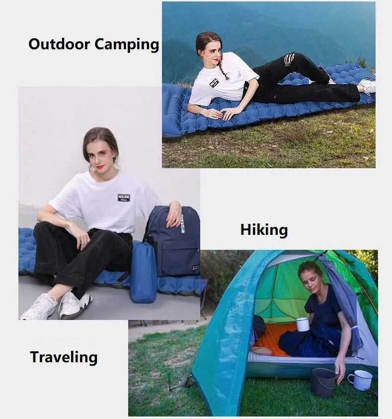 nature hike sleeping pad ultralight Portable camping inflatable air