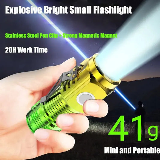 3LED Super Bright Flashlight Portable Mini Burst Flash Torch