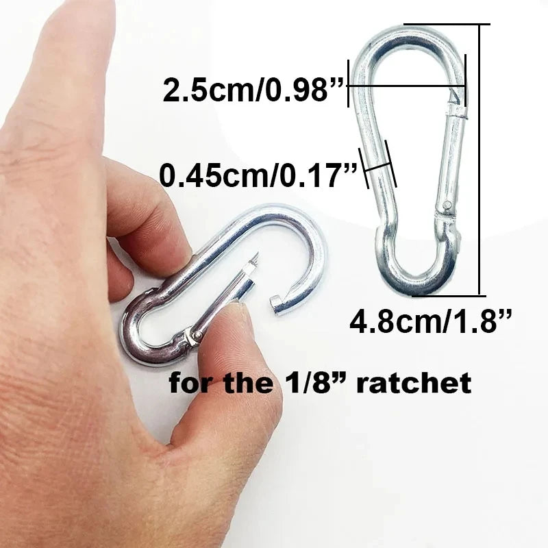 6pcs Reflective Camping Tent Rope Tie Down Fastener Fixed Buckle