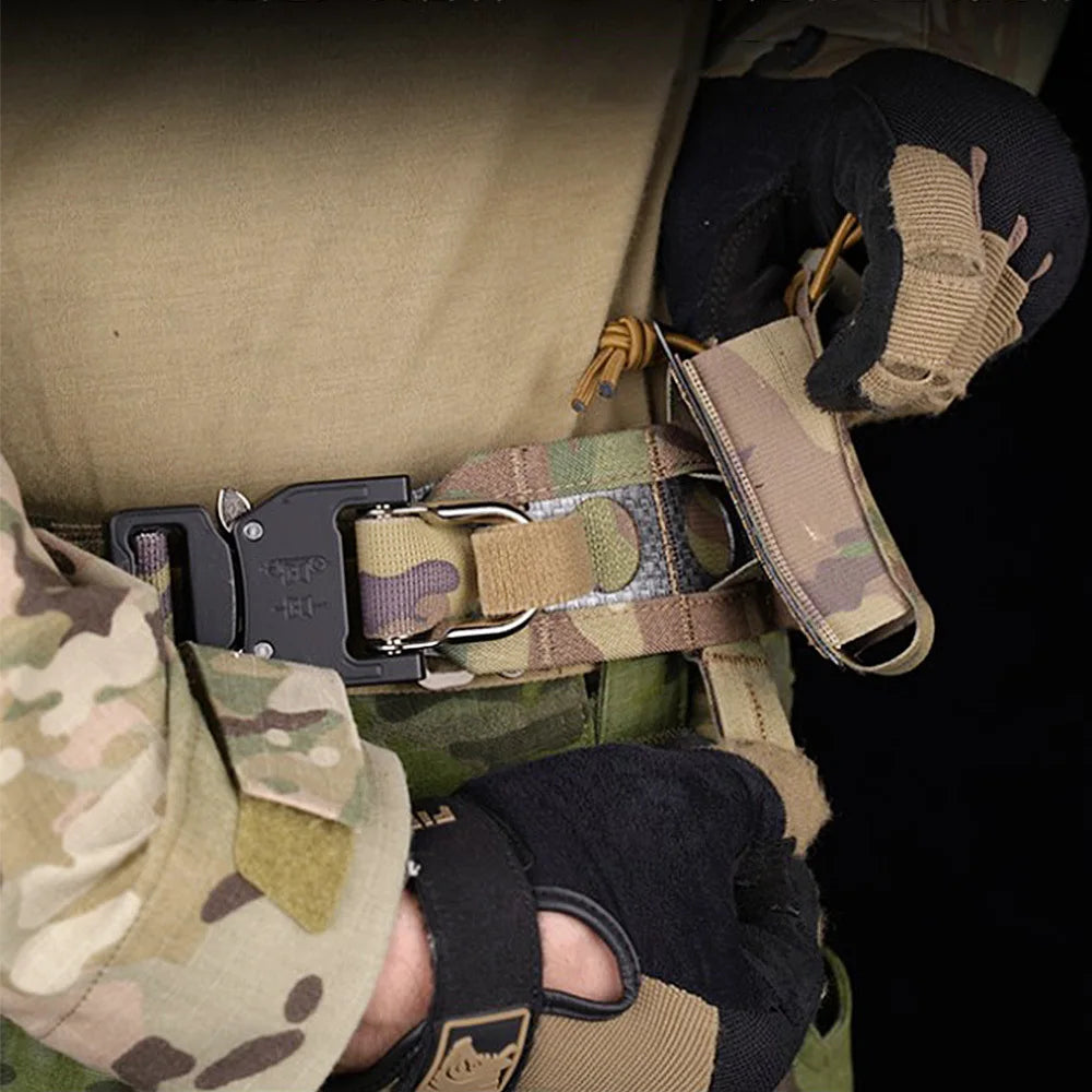 Tactical Bison Belt 2 Layers Battle Waistbelt Quick Detach Metal