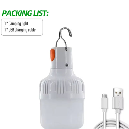 Waterproof And Rechargeable LED Night Light Bulb Dimmable Emergency