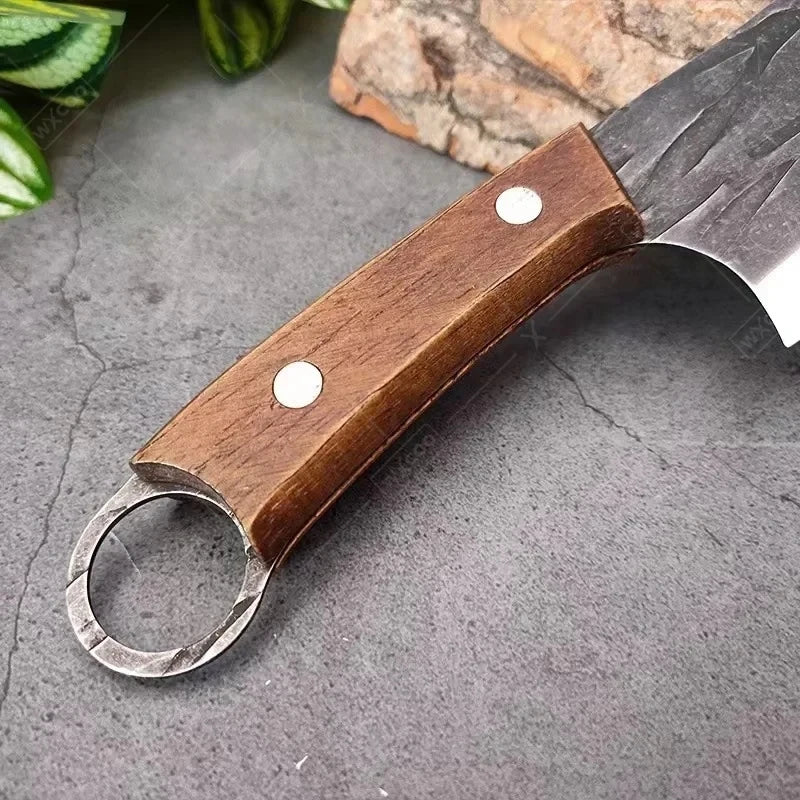 Stainless Steel Boning Knife Handmade Forged Chopper Fruit Peeler Meat