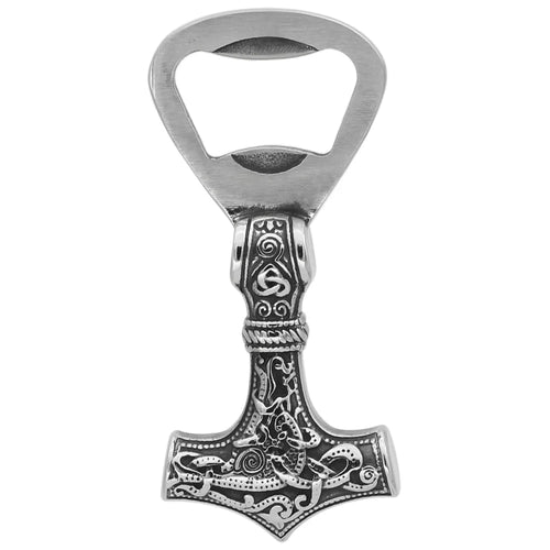 Fashion Vintage Nordic Viking Thor's Hammer Bottle Opener Punk