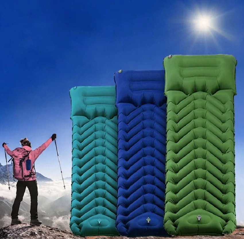 nature hike sleeping pad ultralight Portable camping inflatable air