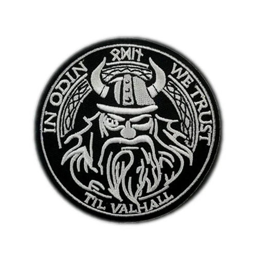 Viking Patch Embroidered Patches on Clothes Runes Badges Patches for