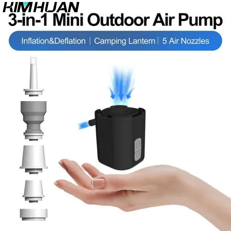 GIGA Pump 3.0 Portable Mini Electric Inflator USB Charging Outdoor Air