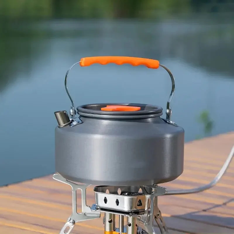 1.1L 2L1.5L Camping Water Kettle Outdoor Coffee Kettle Tableware