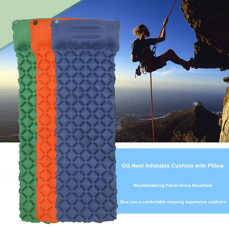 TPU Mini Portable Outdoor Camping Sleeping Bag Inflatable Mattress