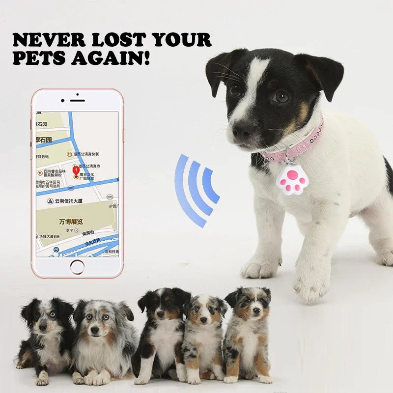 Dog Claw Mini Gps Tracker for Dogs Cat Children Elderly Anti-Lost