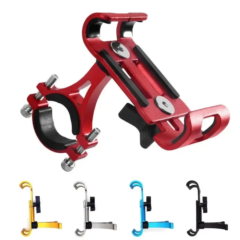 360 Rotate Metal Motorcycle Bicycle Phone Holder Aluminum Alloy