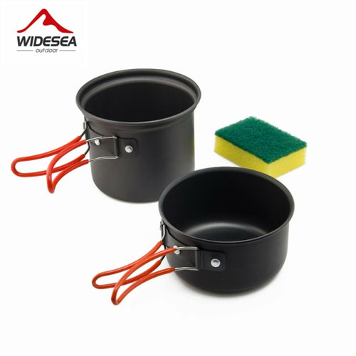 Ultralight Camping Cooking Utensils Outdoor Tableware Pot Set Hiking